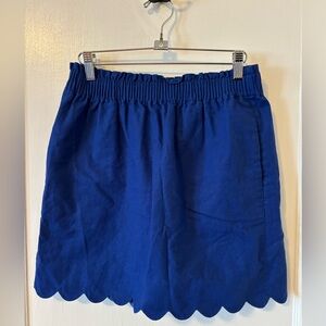 J Crew royal blue skirt with pockets